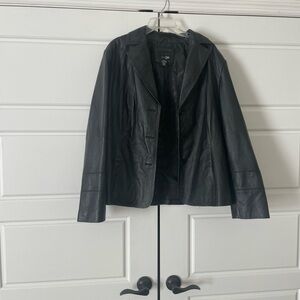 East 5th Women's Classic Black Leather Jacket